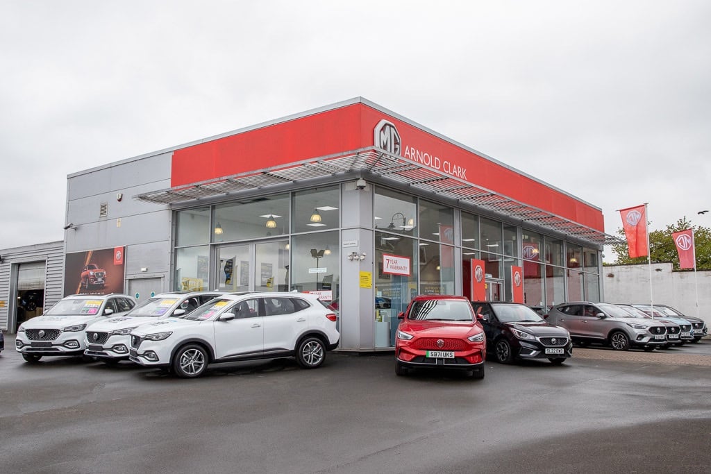 Arnold Clark Volkswagen / MG (Rutherglen) Car dealership in Glasgow
